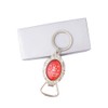 12 Pcs Quinceañera Red Bottle Opener Keychain Recuerdos de Sweet