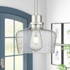 Emak 8 Inch Pendant Lights Kitchen Island, Modern Brushed Nickel