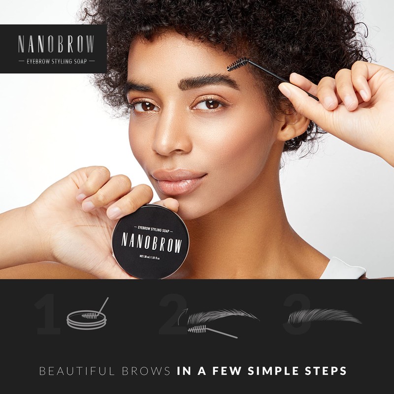 Eyebrow Soap Nanobrow Styling Soap 30 g - Natural and