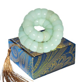 ZEZUT Natural Bodhi Seeds Beaded Bracelets, Zen Fidget Stretch Bracelet Alleviate Anxiety Stress, Protection Healing Bodhi Bracelet with Gift Box for Women Men