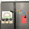 Pack of 4 Small Black Cat Fridge Magnets, Creative Fridge
