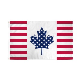 PringCor 3x5FT Flag Canada USA Friendship United Canadian American US CAN