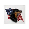 CafePress Rottweiler Flag Throw Blanket Super Soft Fleece Plush Throw