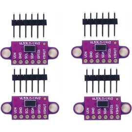 DUBEUYEW VL53L0X Time-of-Flight Distance Sensor Flight Measurement ToF Laser Range Finder 940nm Laser Detect Module for Arduino (4PCS)