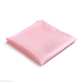 fortunatever Mens Solid Pocket Square (Pink)
