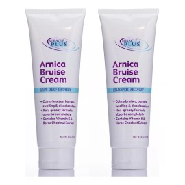 Miracle Plus Arnica Bruise Cream,4 Oz By Miracle Plus Pack 2