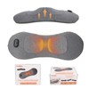 3-in-1 Lumbar Massager with Heating/Vibration/Adjustable Traction Memory foam lumbar pillow