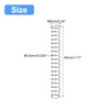 sourcing map Compression Spring, 5Pcs 304 Stainless Steel, 6mm OD,