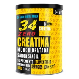 Creatina Monohidratada 500g D-mon En Polvo Sabores Sandía