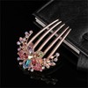 Sankuwen Flower Rhinestones Hair Combs Accessories,Perfect Mother's Day Gifts,Birthday Gifts,Wedding