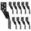 Hurricane Straps Brackets 80 Pcs，Hurricane Tie with Black Powder-Coated,Hurricane Straps