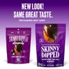 SkinnyDipped Super Dark Chocolate + Sea Salt Almonds, Vegan, Healthy