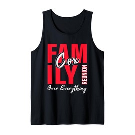 Cox Family Reunion Shirt Cox Family Gathering Tank Top