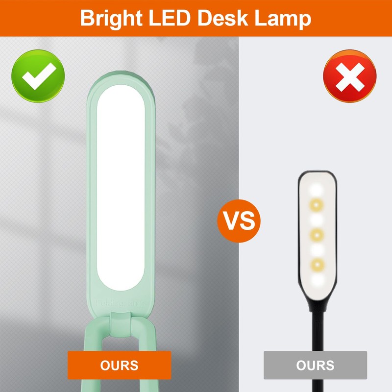 Giryuhd LED Desk Lamp for Office Home & Battery Operated