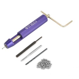 Inserto de reparación de roscas, 50 piezas M2 x 2D de alambre en espiral helicoidal de acero inoxidable insertos de rosca con herramienta de instalación M2, macho especial ST2, rompe espigas, broca