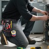 KUNN Electrician Tool Pouch with Belt Clip - 7-Pocket Lightweight