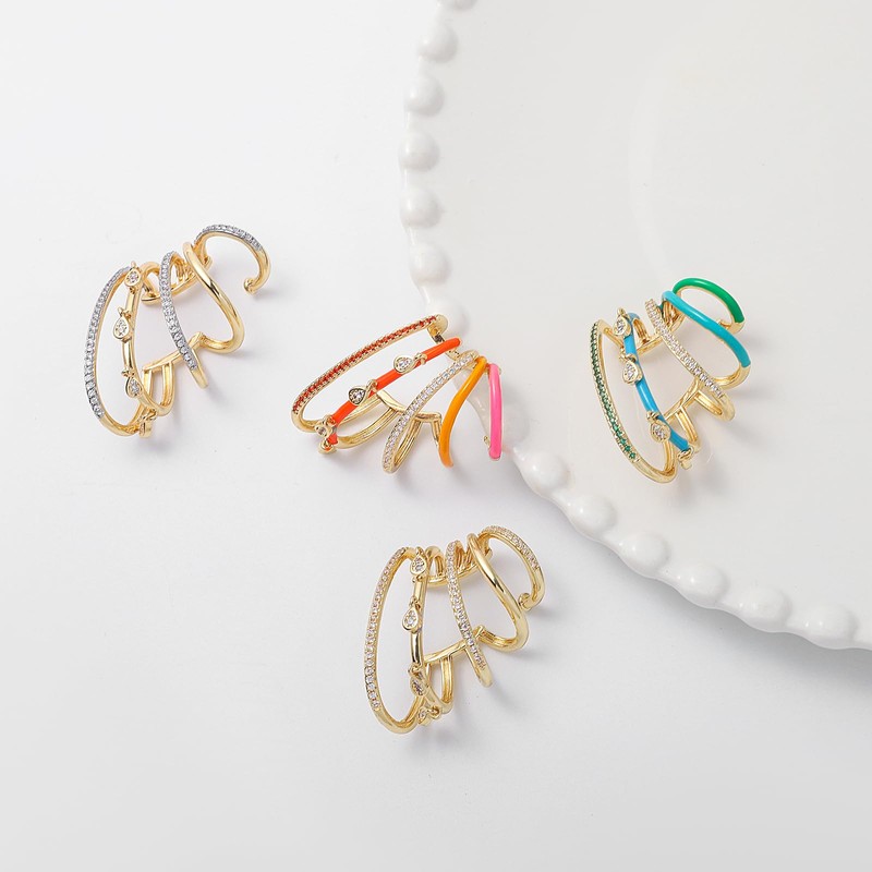 Claw Ear Cuff Earrings for Women | 14K Gold &