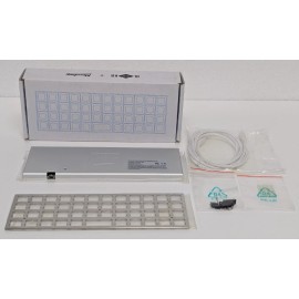 Drop MASSDROP X OLKB-48 PLANCK MECHANICAL KEYBOARD KIT, SILVER CASE, MX COMPATIBLE...