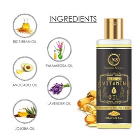 Nuerma Science Vitamin E Oil For Skin & Hair-200 ML