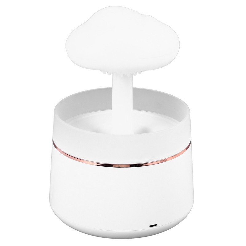 Rain Cloud Essential Oil Diffuser Humidifier Ultrasound Water Drip White