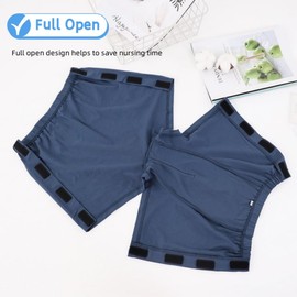 WEEOATAR Patients Underwear Post Surgery Shorts Surgical Recovery Clothing, Easy to Wear with Magic Stickers for The Elderly, Disabled, Postpartum (Pink, XXXL)