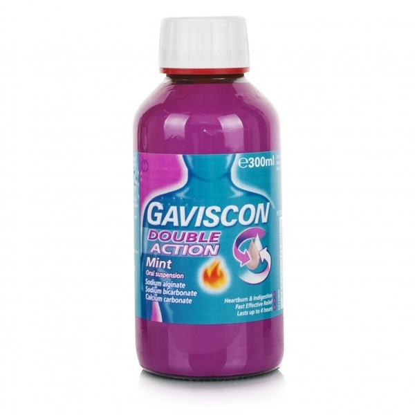 Gaviscon Double Action Peppermint Liquid, 300ml