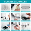 No-Drill 3 Pack 500ml Wall Mounted soap Dispenser for Bathroom