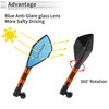 RATCHROLL 1 Set Universal Motorcycle Rear View Mirrors Adjustable Bar