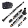 EASTROCK EASTROCK Bb Clarinet 17 Keys ABS Material Wide Range