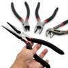 4 Pack 8" Multi Tool Pliers Set,Cr-V Combination Pliers,Including Groove