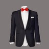 Bwerfuet Classic Bow Tie Adjustable Neck Bow Tie Solid Color