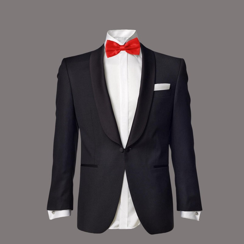 Bwerfuet Classic Bow Tie Adjustable Neck Bow Tie Solid Color