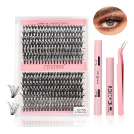 Extensiones Pestañas Diy, Kit De Racimos De Pestañas Mixto