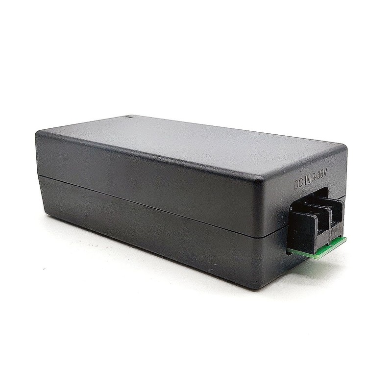 PLUSPOE Gigabit DC PoE+ Injector | 12V 24V (12-36V) DC