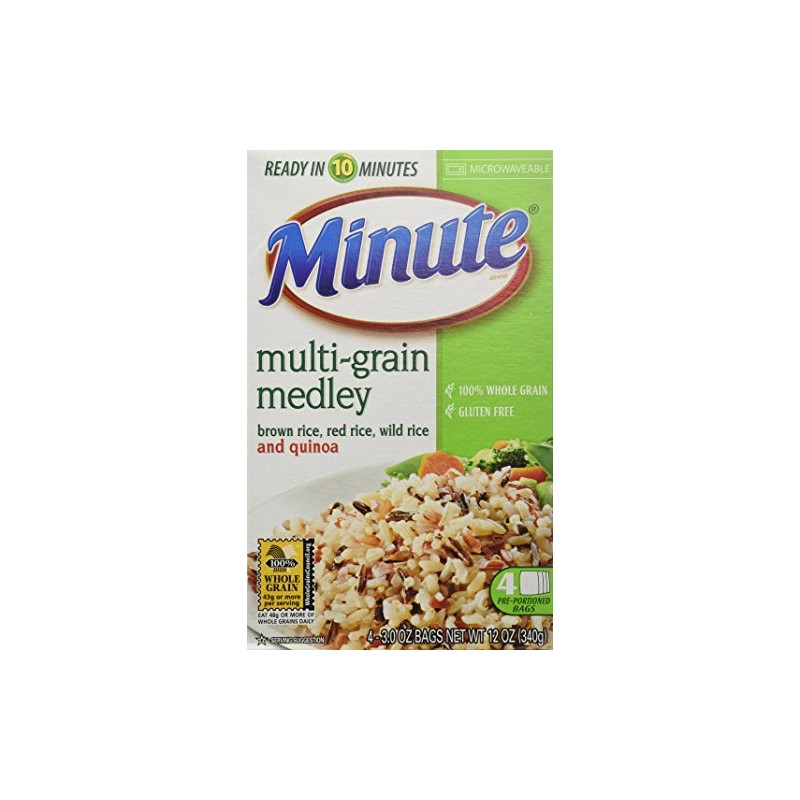 Minute Multi-Grain Medley Brown Rice Red Rice Wild Rice Quinoa