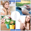 TRENDBOX Paquete de 6 botellas vacías de plástico transparente de