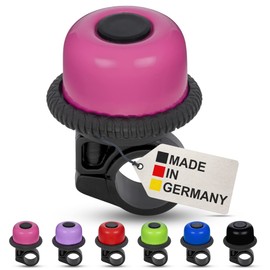 Bicycle Bell Children Boys Bicycle Bell Girls – Rotating Bell Pink – Bell Bicycle Children, Bell Children's Bike, Balance Bike – Rings Loud, Easy Assembly