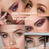 Eyebrow Stamp Stencil Kit - for Waterproof Eyebrows Makeup, Eyebrow