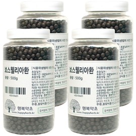 Happy Herb Boswellia Pills, 500g, 4 pieces / 행복약초 보스웰리아환, 500g, 4개