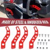 DYSO 4pcs Red Door Latches Handles Fit 2017-24 Can-Am Maverick