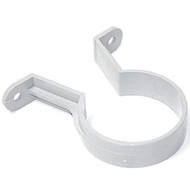 Pack of 2 x RC3w White Marley Deepflow One Piece Clip for 82mm Downpipe