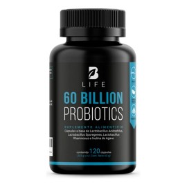 60 Billones De Probióticos Prebióticos 120 Cápulas B Life Sin sabor B Life