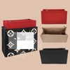 D.DUO Bag Purse Organizer With Zipper, Tote Organizer Insert For