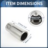 INFINAUTO Exhaust Tip Rear 1.5" - 3.1" Inlet 3.5" Outlet