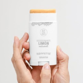 XAMANIA Desodorante 100% Natural, Limón y Tea Tree. Ideal para Mujeres, Hombres y Niños Protección 24H Vegano, Sin Aluminio 65 gr