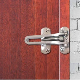Hasp Latch Lock Door Chain Anti-Theft Clasp Zinc Alloy Window Cabinet Locks Tools for Home Hotel Hardware Heavy Duty Safety Guard Security Door Lock Latch