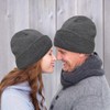 HEOUCH Women's Beanie Hat, Unisex Winter Hat, Soft Satin Lined