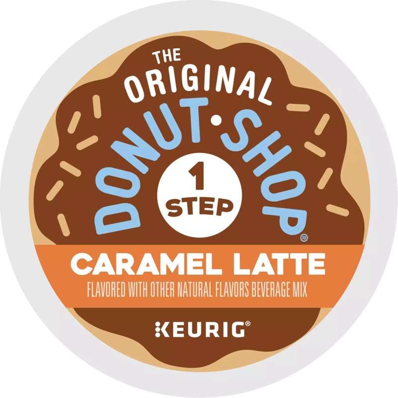 The Original Donut Shop, One Step Latte - Caramel Latte