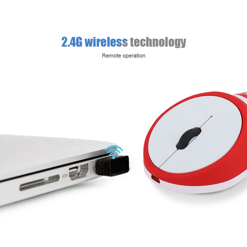 1200DPI Shoes Appearance 2.4G Wireless Charging Optical Mouse for Android