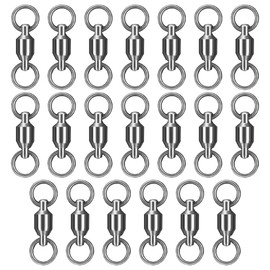 BGL Ball Bearing Swivels Set of 20 High Strength Stainless Steel Lure Swivels